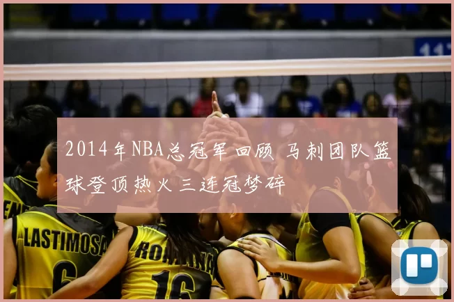 2014年NBA总冠军回顾 马刺团队篮球登顶热火三连冠梦碎